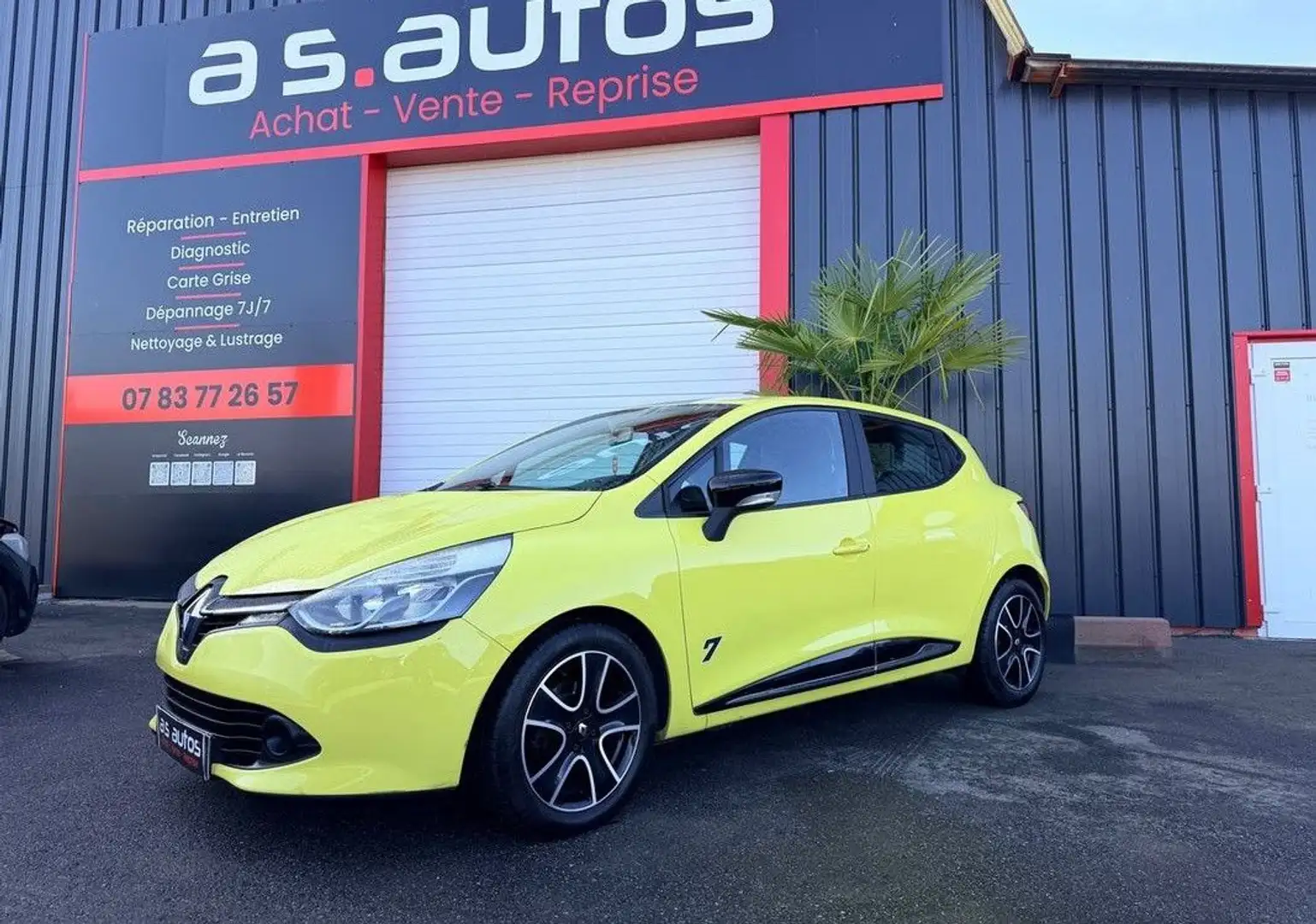 Renault Clio IV 1.2 I 16V 75 CV SEVEN GPS- CLIM JANTE ALu Gelb - 1