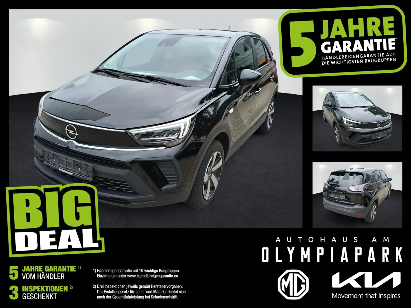 Opel Crossland 1.2 LED*Sitzheizung*Parkhilfe*uvm Schwarz - 1