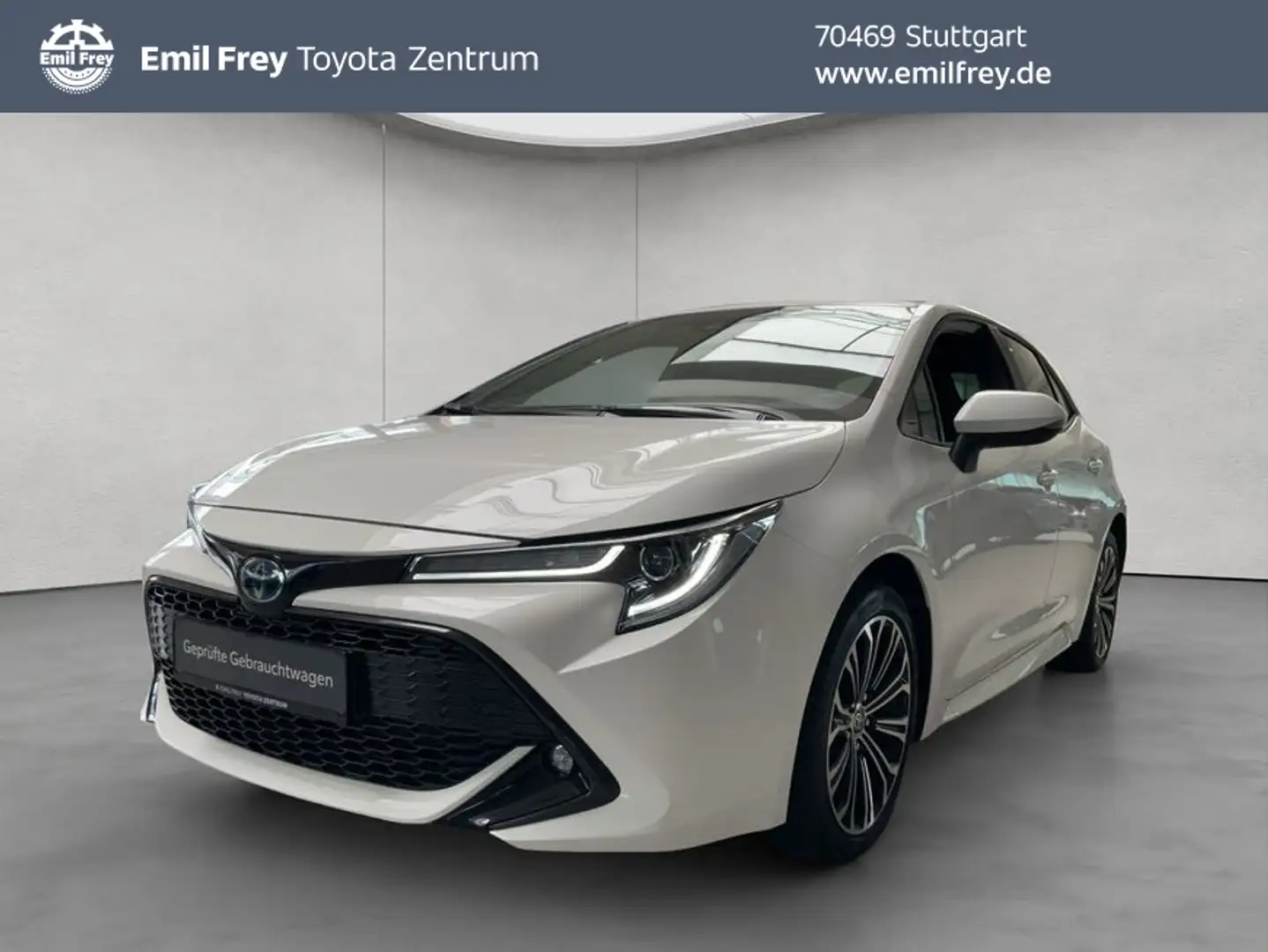 Toyota Corolla 1.8 Hybrid Team D /LED/Rückfahrk./Apple+An Blanc - 1