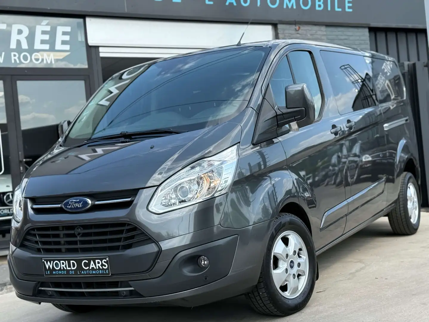 Ford Transit Custom 2.0 TDCi L2H1 TVAC*BTWIN NAVI CAMERA DOUBLE PORTE Grau - 1
