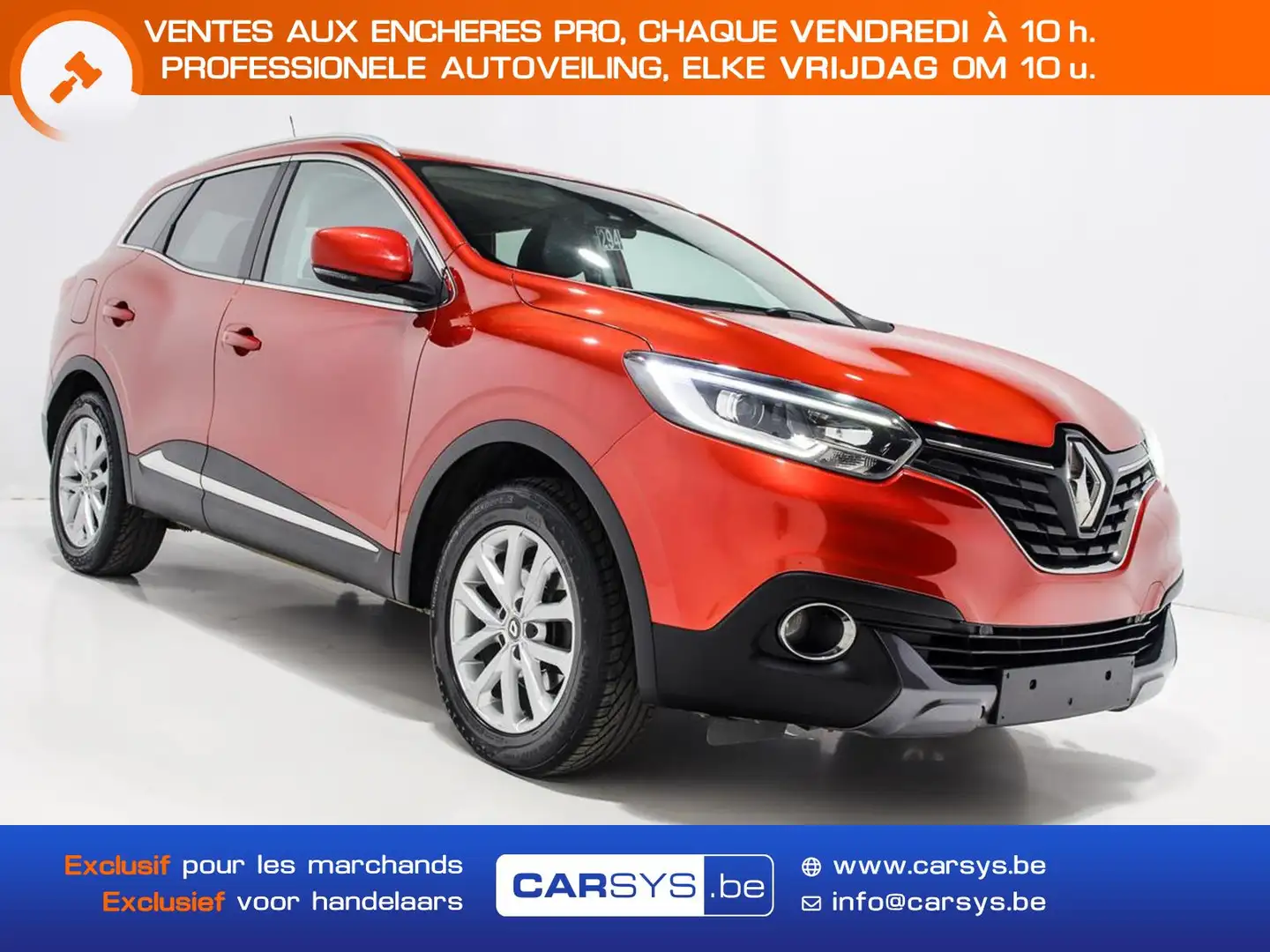 Renault Kadjar 1.6 DCI 130 JA17 - GPS - ATTELAGE Rouge - 1