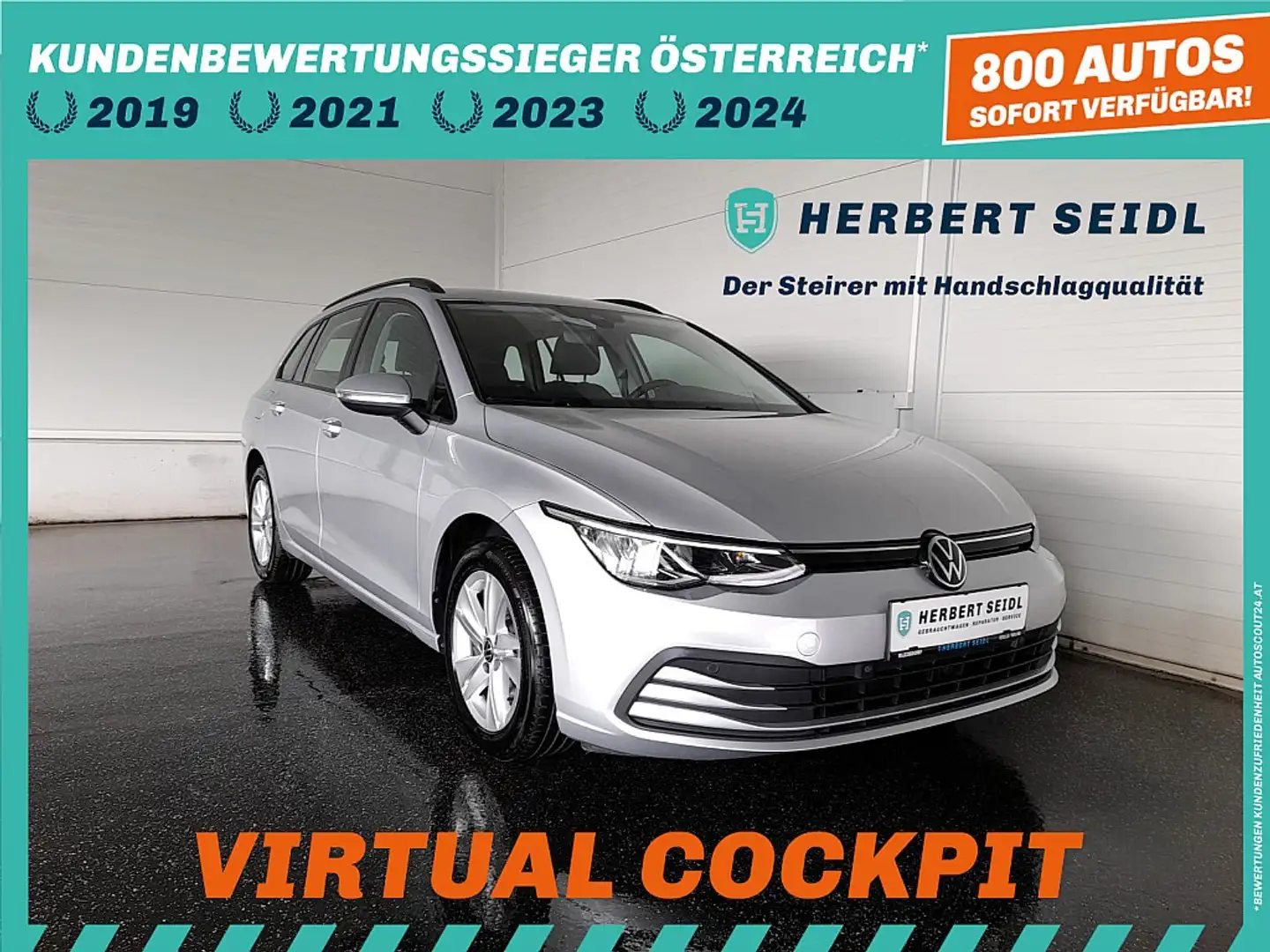 Volkswagen Golf Variant Golf VIII Variant Life 2,0 TDI DSG *LED / VIRTU... Silber - 1