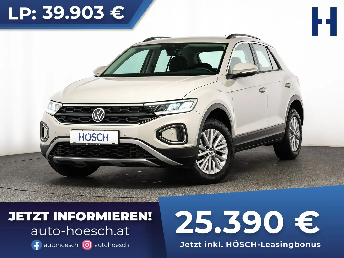 Volkswagen T-Roc Life TSI Aut. AHK WINTER NAV ASSISTENZ ++ Grau - 1