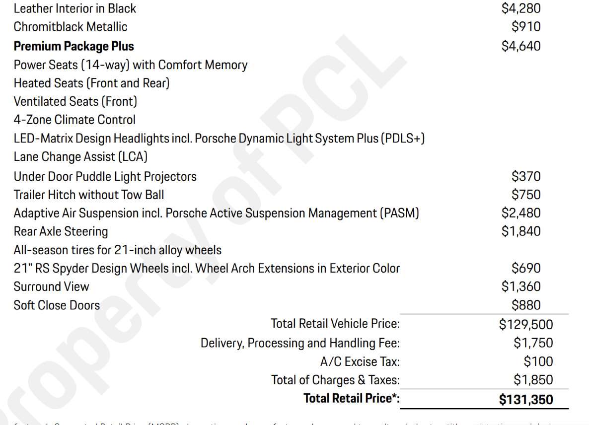 used 2023 Porsche Cayenne car, priced at $75,900