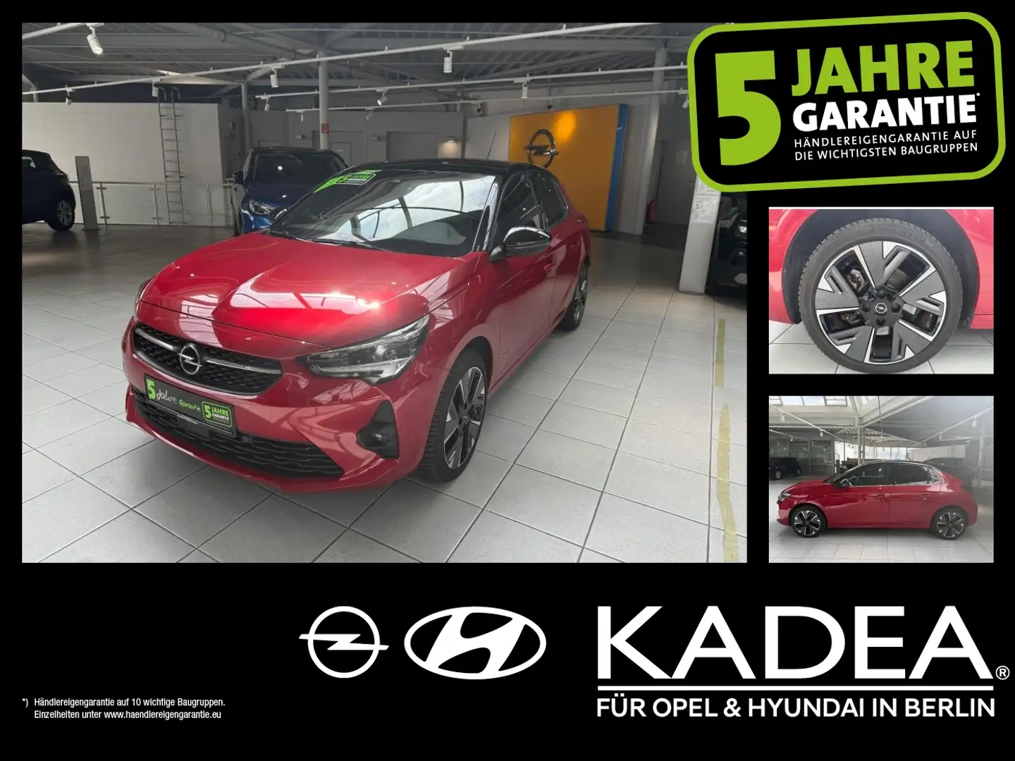 Opel Corsa F e LED-Matrix,Massage,180°Kamera,KlimaA. Rot - 1