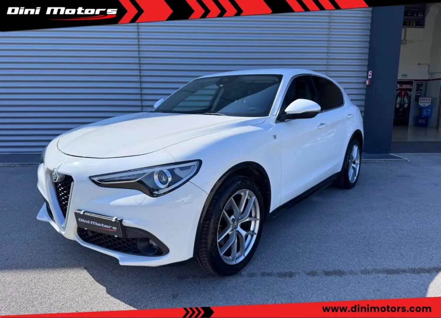 Alfa Romeo Stelvio 2.2 Ti Turbodiesel 210 CV AT8 Q4 Ti IVA DETRAIBILE Bianco - 1