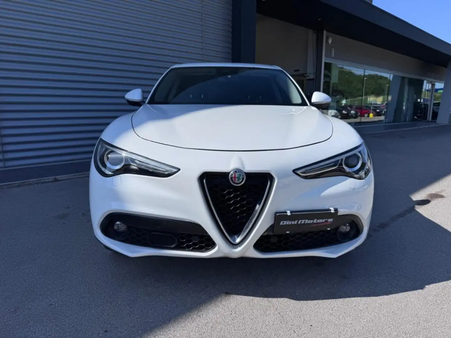 Alfa Romeo Stelvio 2.2 Ti Turbodiesel 210 CV AT8 Q4 Ti IVA DETRAIBILE Bianco - 2