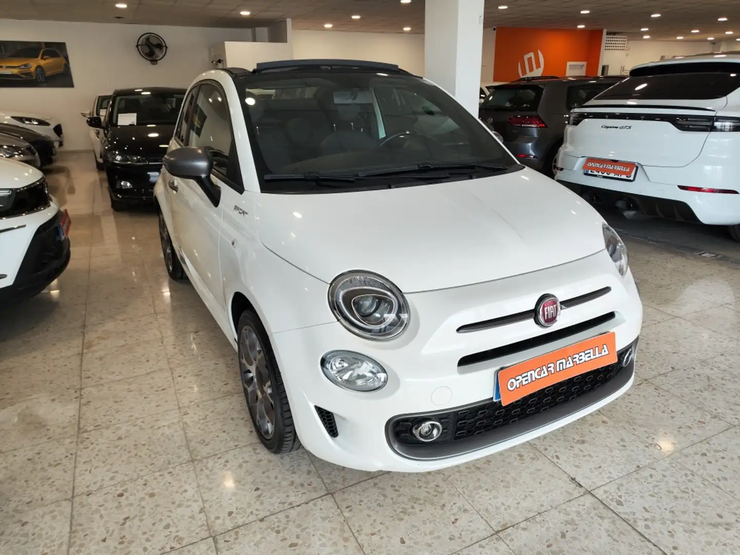 Fiat 500C 1.0 Hybrid Sport 52kW Weiß - 1