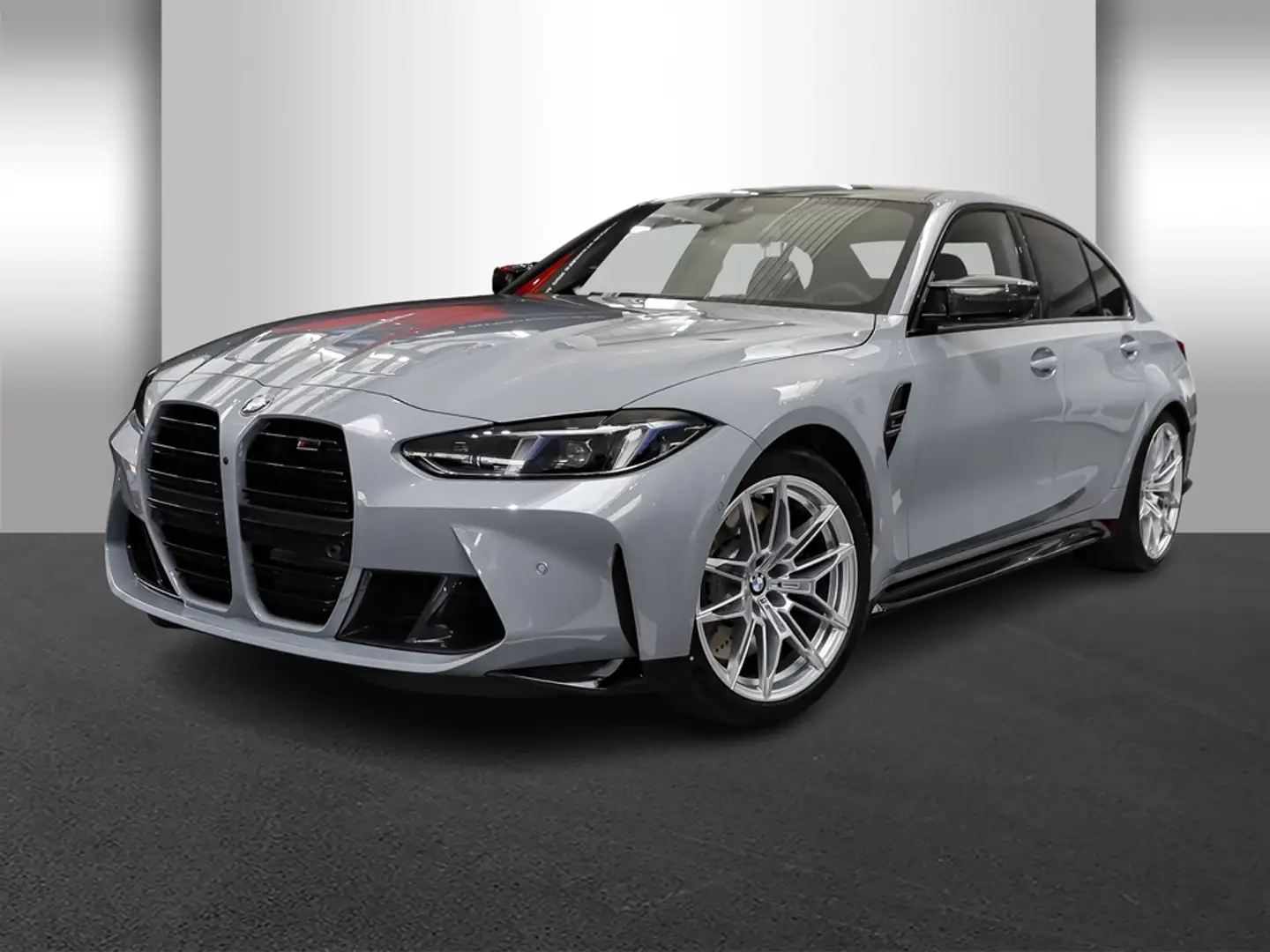 BMW M3 Competition M xDrive Navi Leder Bluetooth PDC MP3 Grau - 2