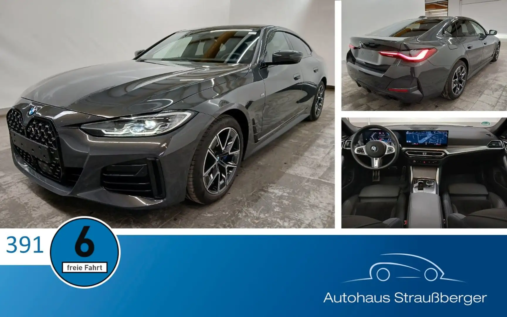 BMW 420 420xd Gran Coupe M Sport ACC STHZ 360° LRHZ AHK Gris - 1