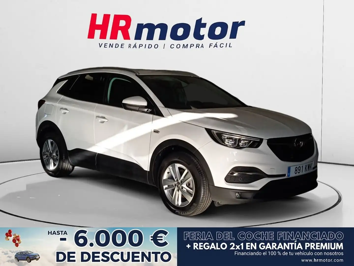 Opel Grandland X 1.2 Turbo Selective Blanco - 1