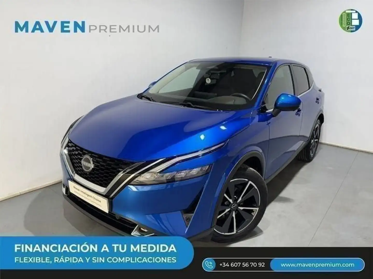 Nissan Qashqai 1.3 DIG-T mHEV 12V Tekna 4x2 103kW Blauw - 1