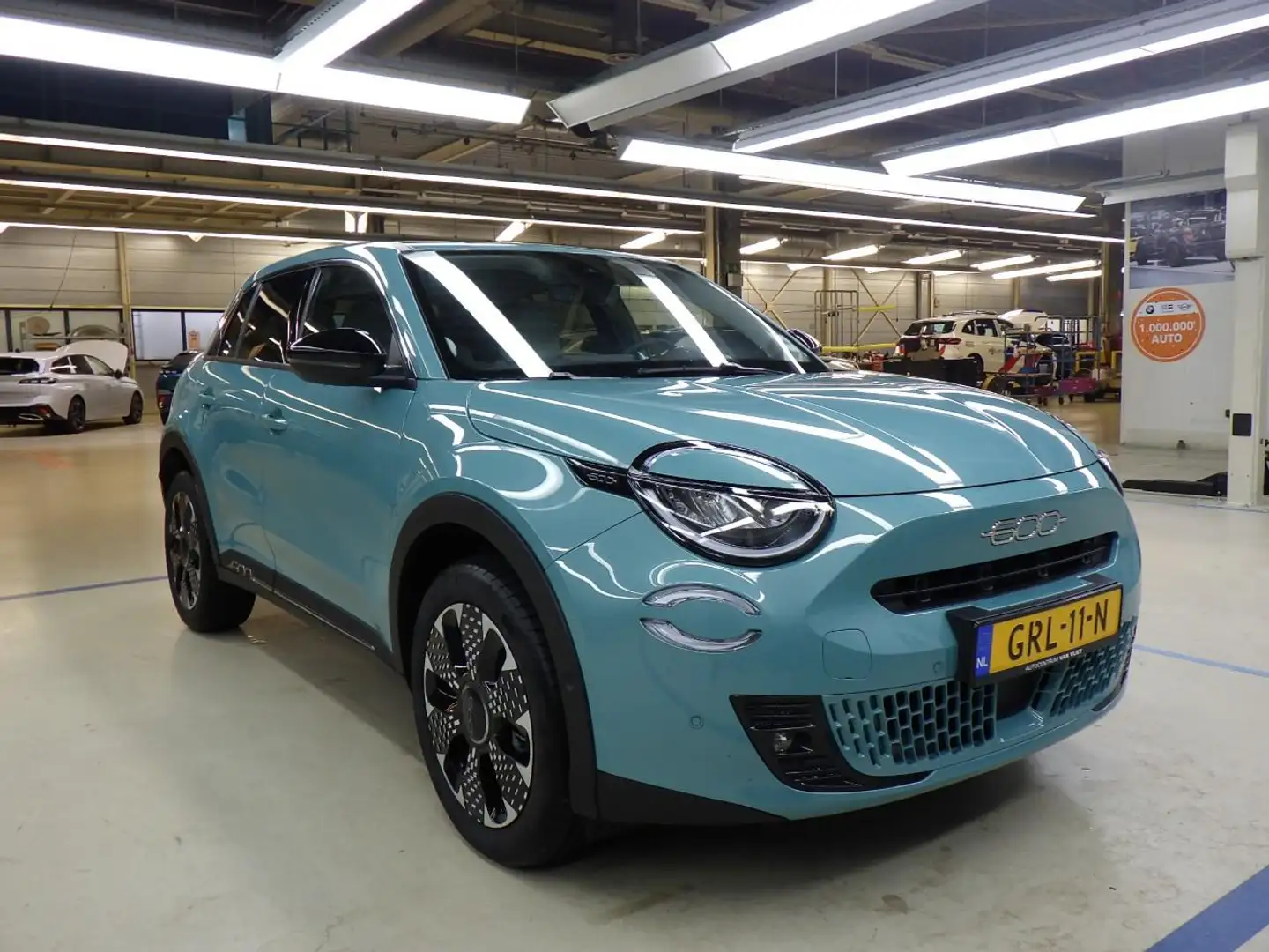 Fiat 600 1.2 Hybrid La Prima | Navigatie | Elektr. Stoelen Blauw - 2