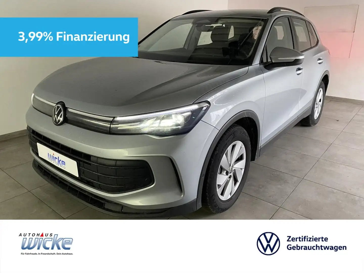 Volkswagen Tiguan 1.5 eTSI DSG Basis NAVI KLIMA PDC LED KAMER Silber - 1