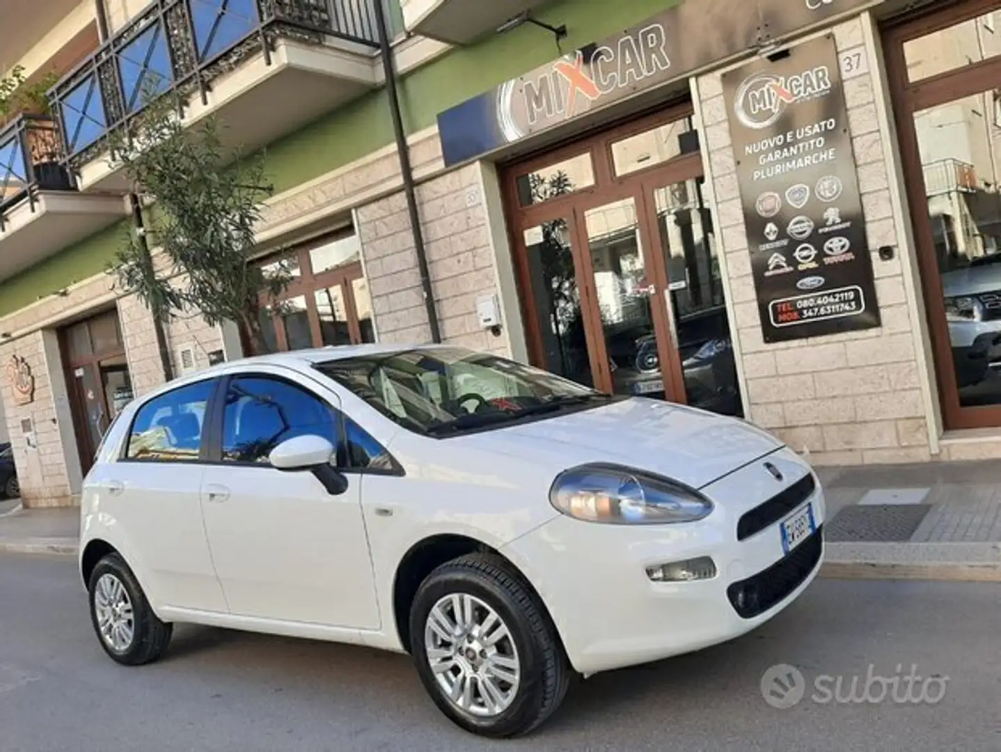 Fiat Punto 1.4 8V Natural Power Lounge NAVI Bianco - 1