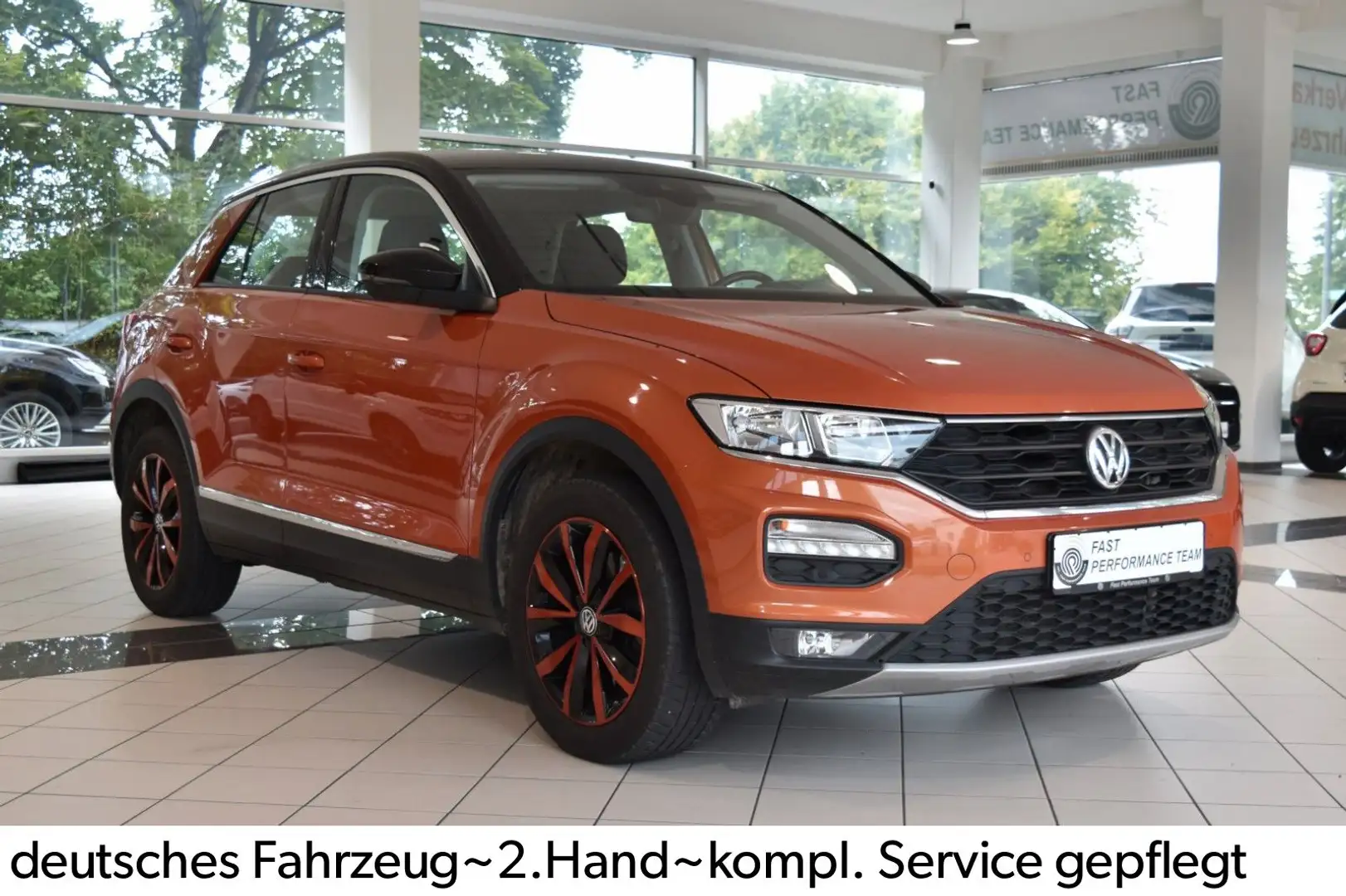 Volkswagen T-Roc 2.0 TDI Style 4Motion~Automatik~Navi~Apple Orange - 2