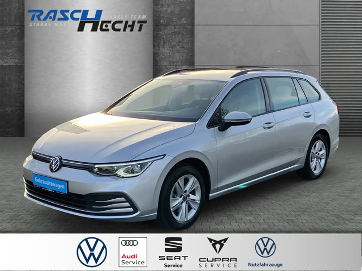 Volkswagen Golf Variant Life 1.5 eTSI DSG*LED*NAVI*SHZ* Silber - 1