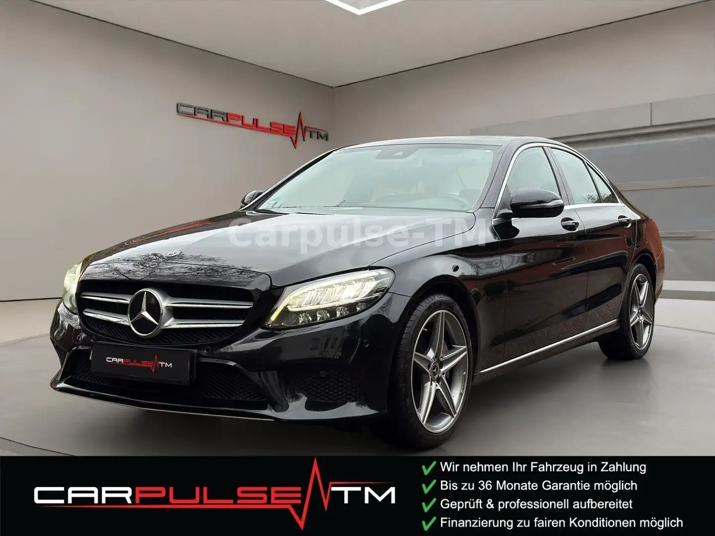 Mercedes-Benz C 300 d Lim. 9G-Tronic Avantgarde-Digitales Tacho Schwarz - 1