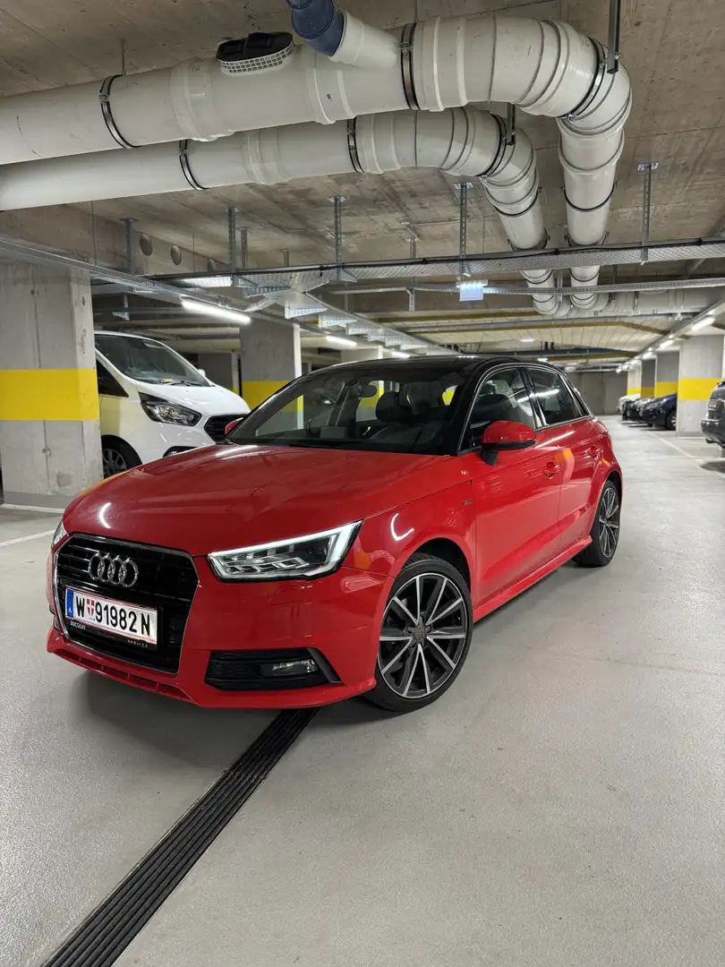 Audi A1 SB 1,0 TFSI S-Line Facelift Rot - 1