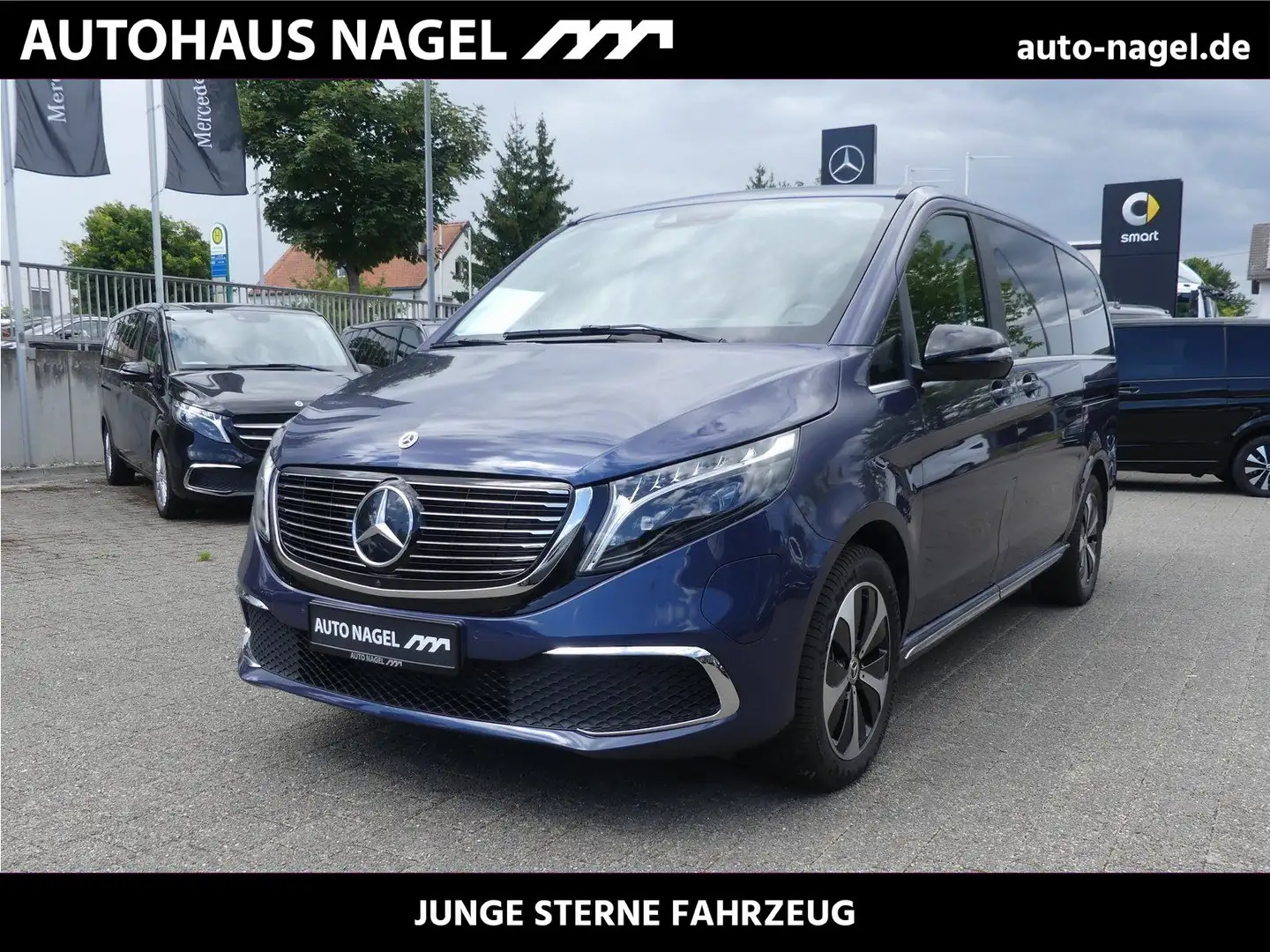 Mercedes-Benz EQV 300 Avantgarde lang AIRMATIC 360° elek.Türen Albastru - 1