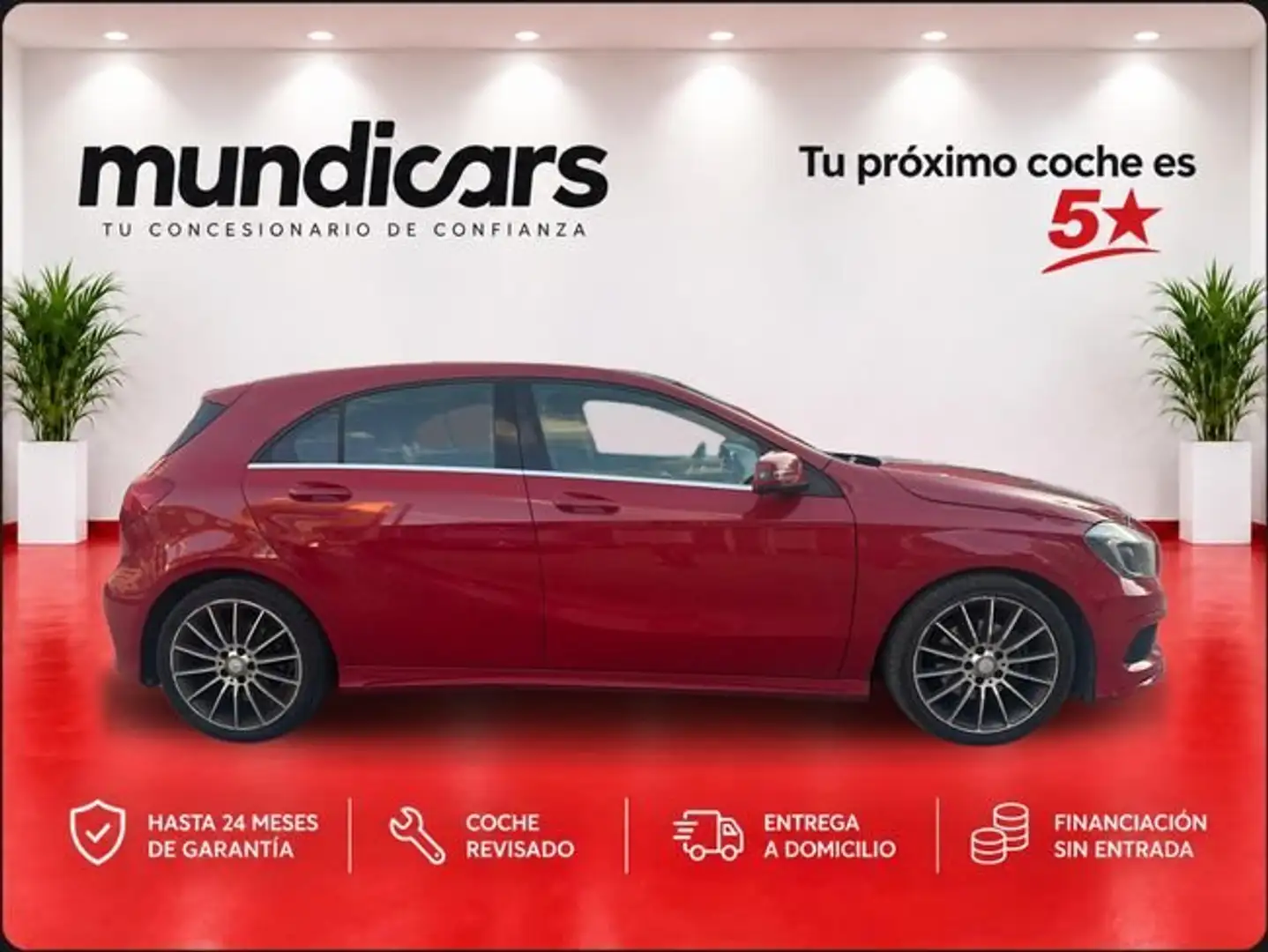 Mercedes-Benz A 180 CDI AMG Line Rojo - 2