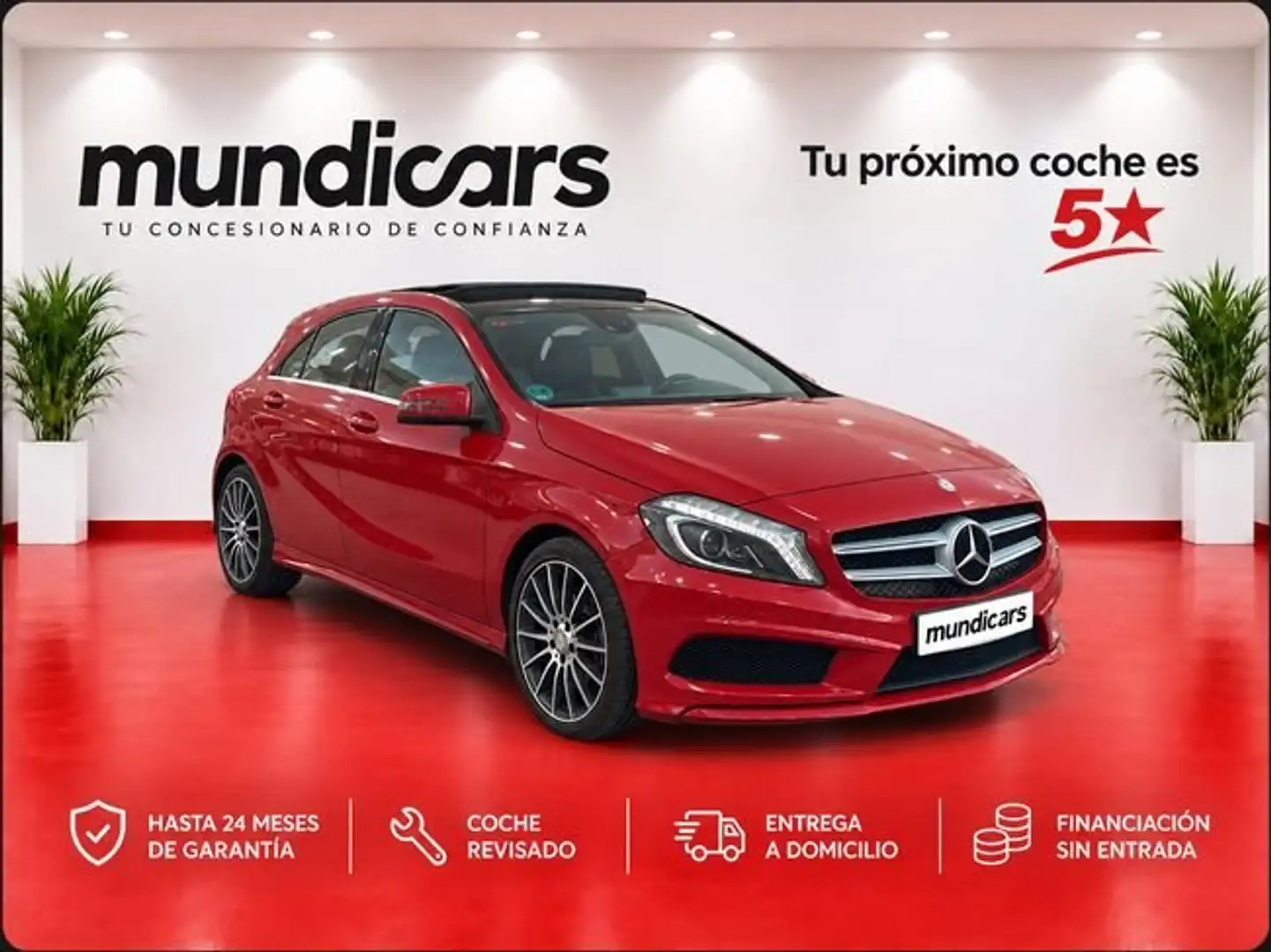 Mercedes-Benz A 180 CDI AMG Line Rojo - 1