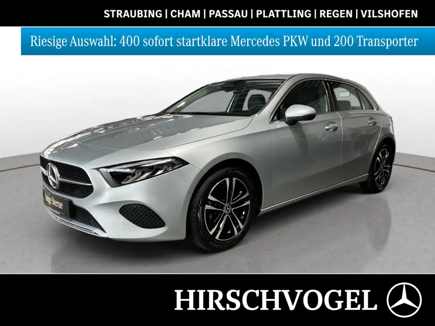 Mercedes-Benz A 200 Progressive Line+MBUX+Navi-Pr.+LED+Kam+PDC Silber - 1