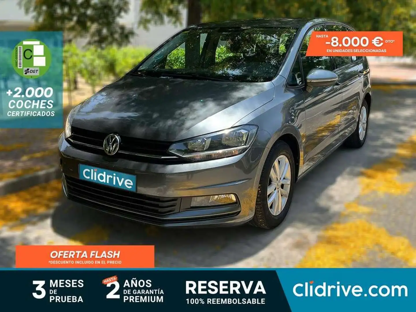 Volkswagen Touran 2.0TDI Edition 90kW Gris - 1