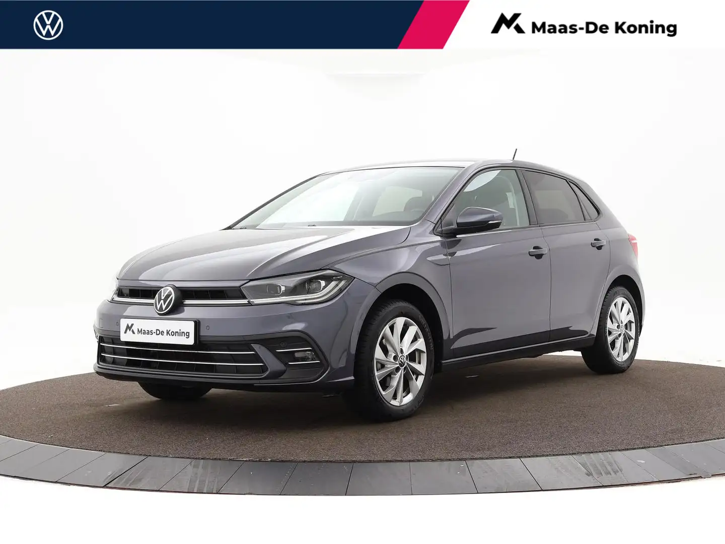 Volkswagen Polo 1.0 Tsi 95pk Style · Apple/Android Car Play · Navi Grijs - 1