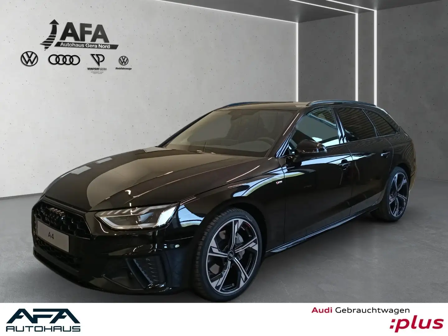 Audi A4 Avant 40 TDI quattro S tronic 2x S-Line*AHK*RFK*AC Schwarz - 1
