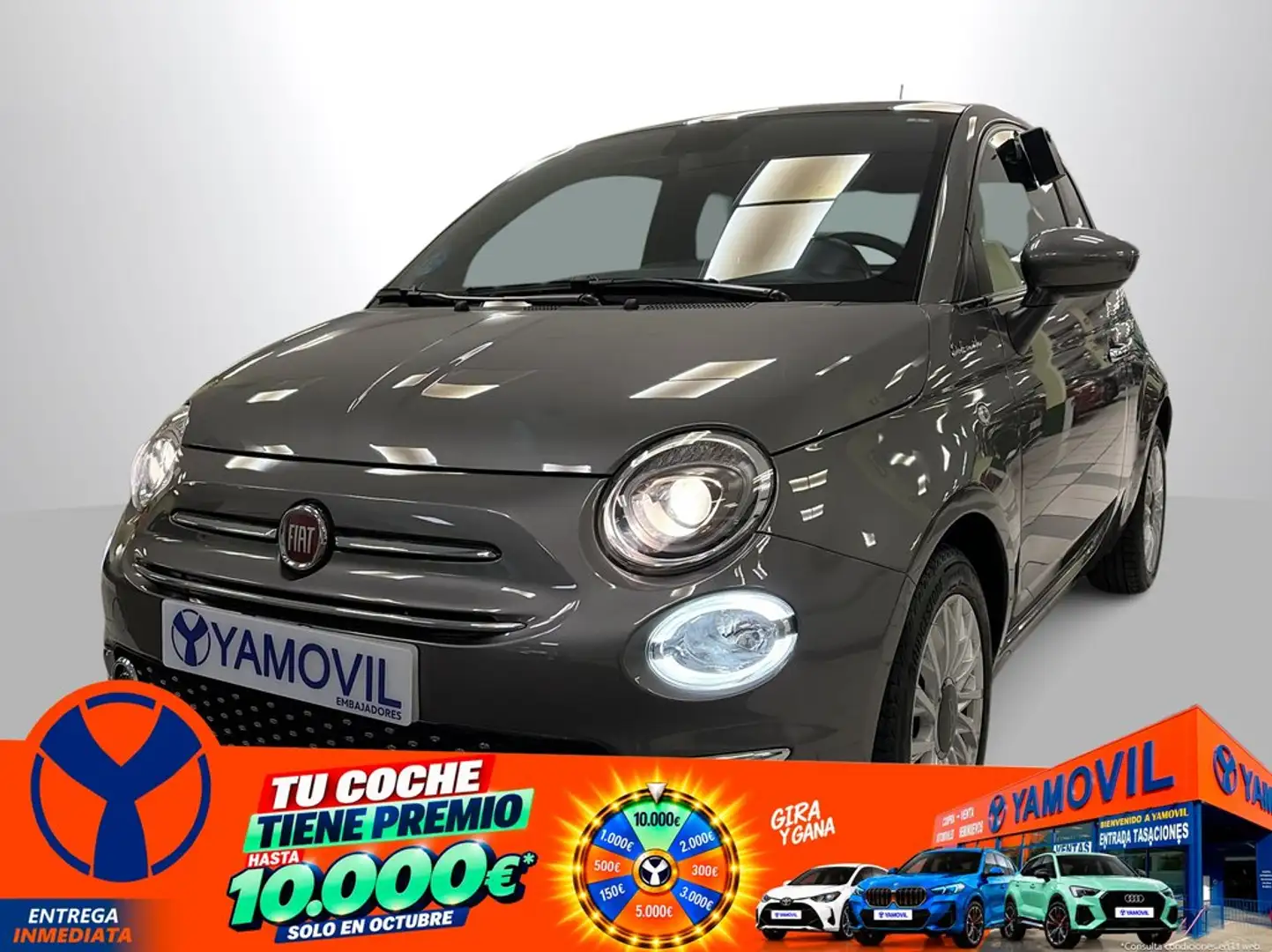 Fiat 500 1.0 Hybrid Dolcevita 52kW Gris - 1