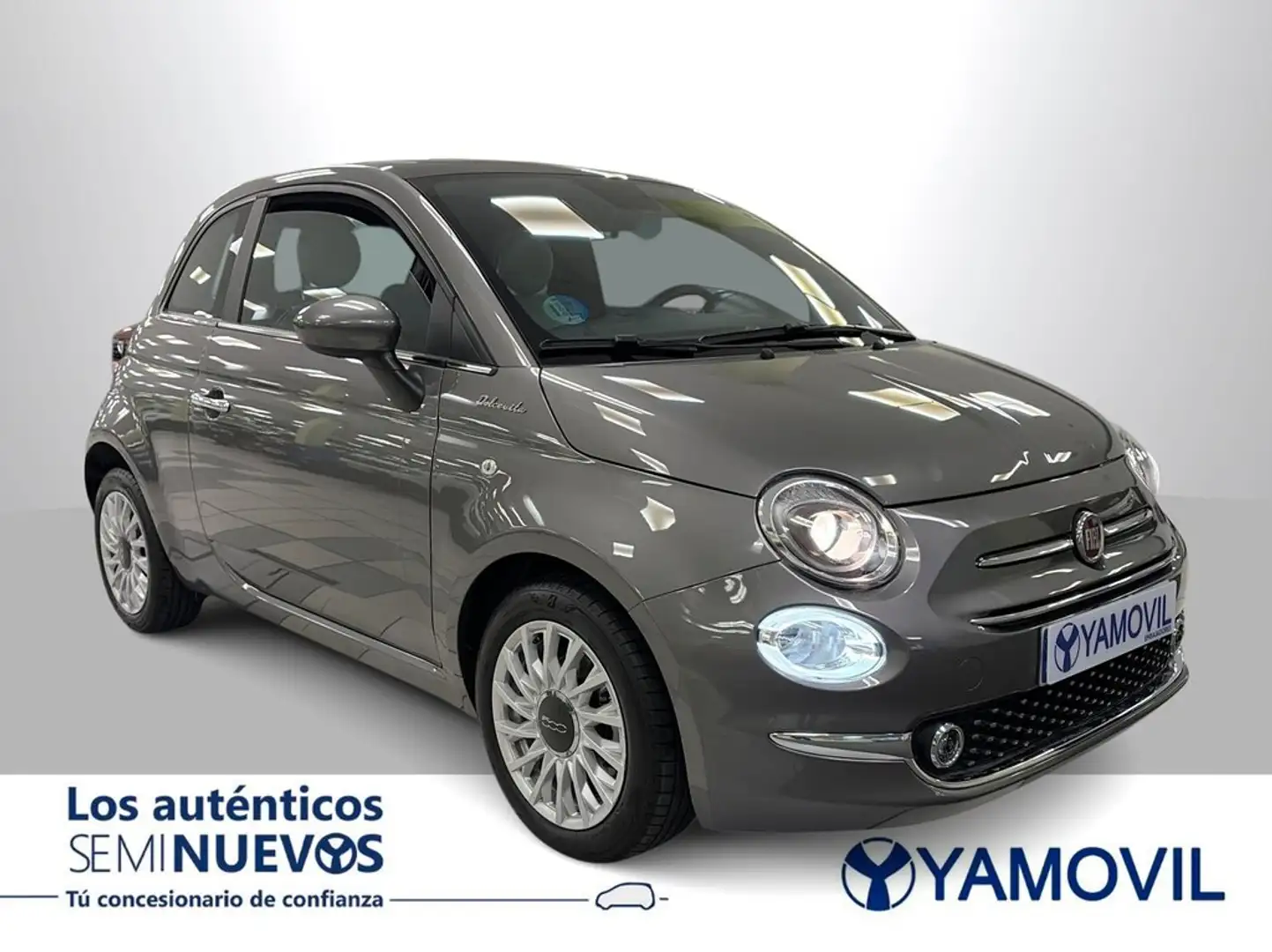 Fiat 500 1.0 Hybrid Dolcevita 52kW Gris - 2