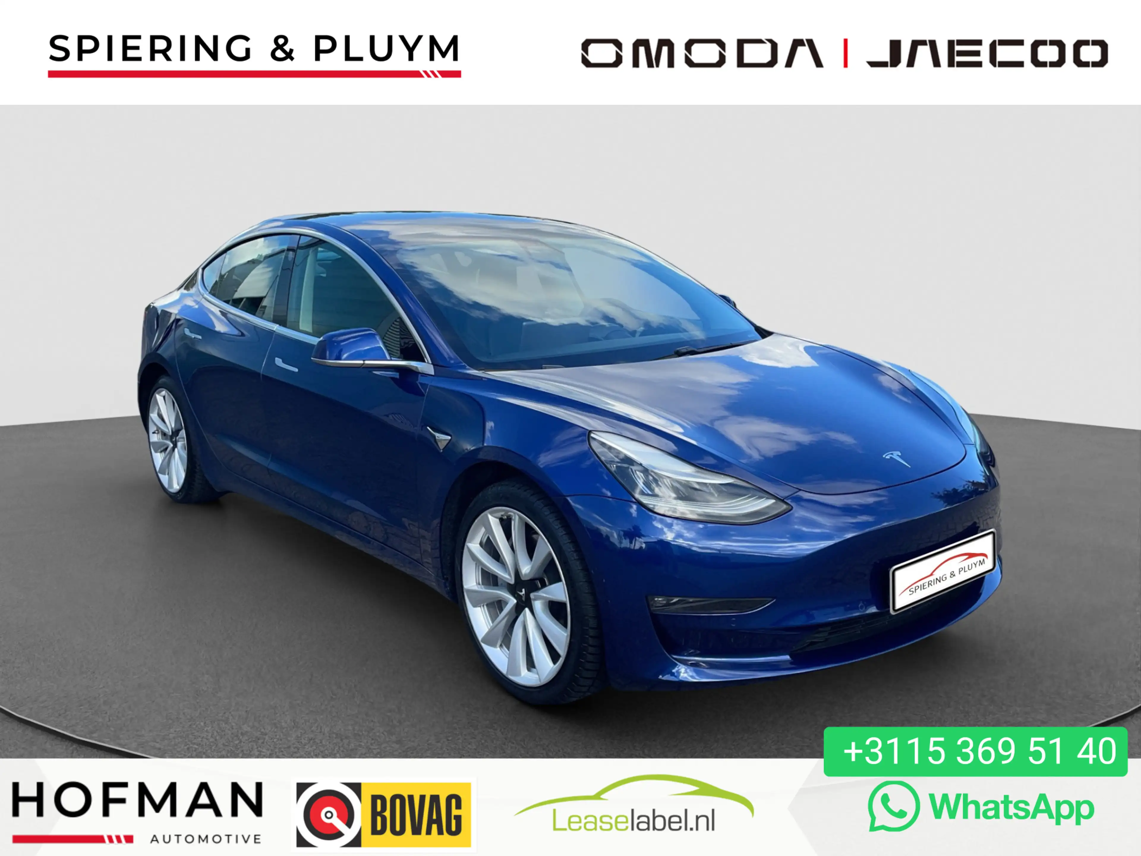 Tesla Model 3 Long Range AWD 75 kWh | Panodak | Leder!