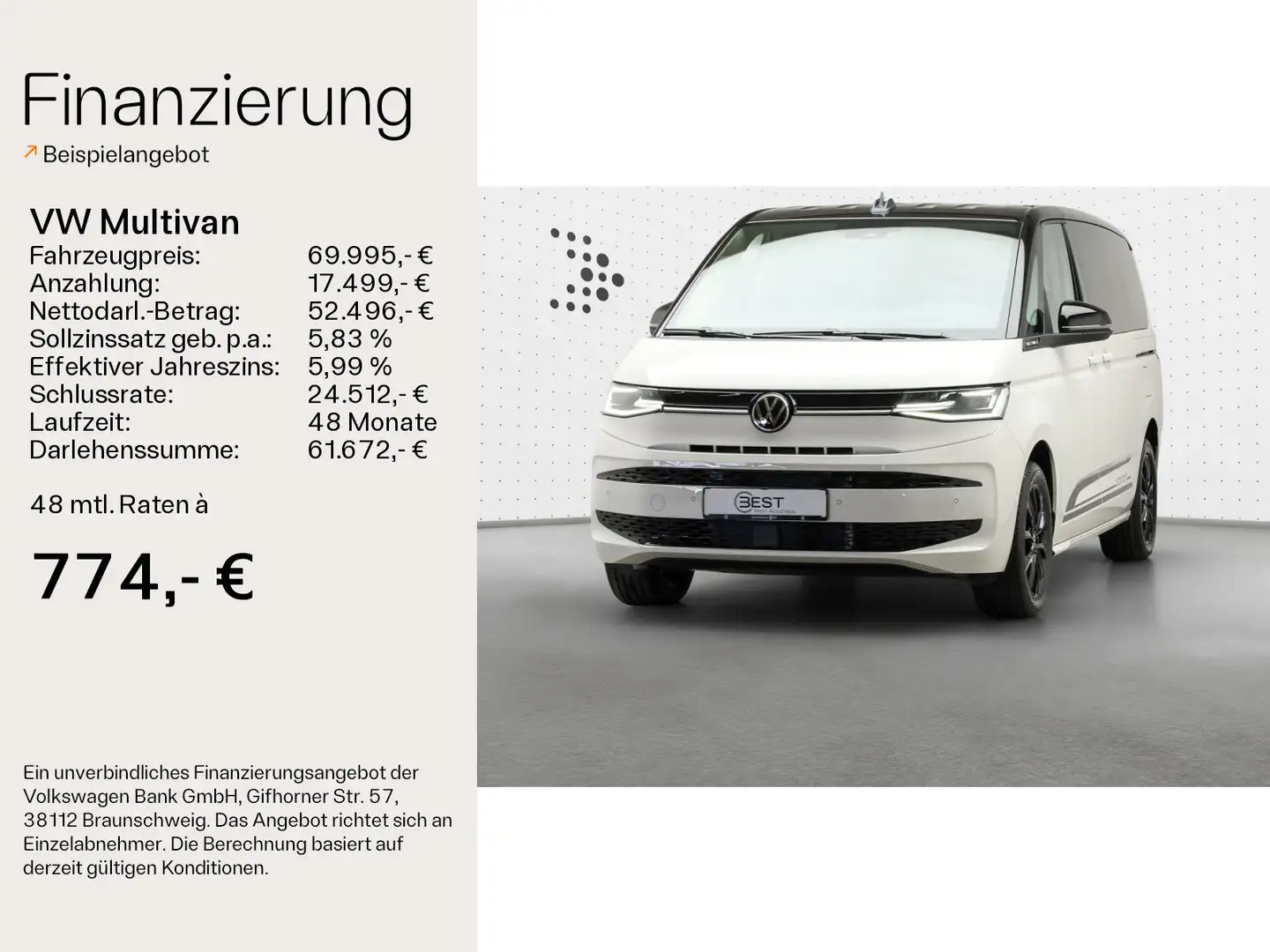 Volkswagen T7 Multivan 2.0 TDI *AHK*ACC*RFK*SZHZG*NAVI*KLIMA* Alb - 2