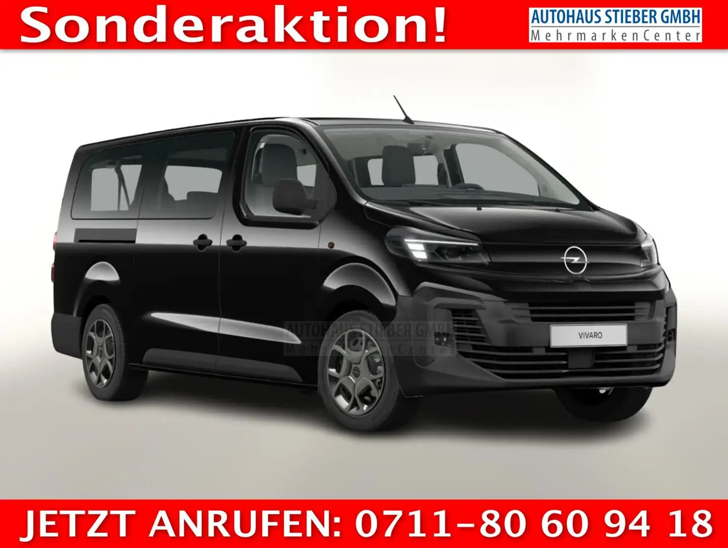 Opel Vivaro XL 2.0 D 177 AT8 9S Nav Klimaaut VollLED 130 kW... Negru - 1