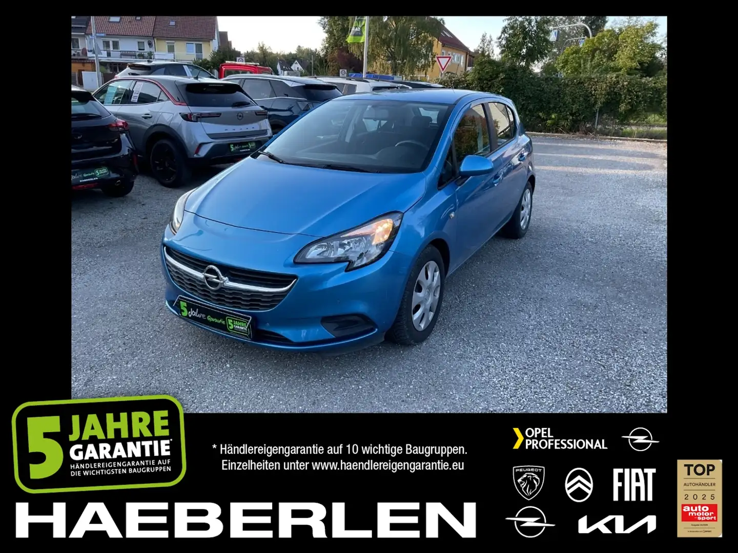 Opel Corsa E 1.2 Edition *Sitz+Lenkradheizung* Blauw - 1