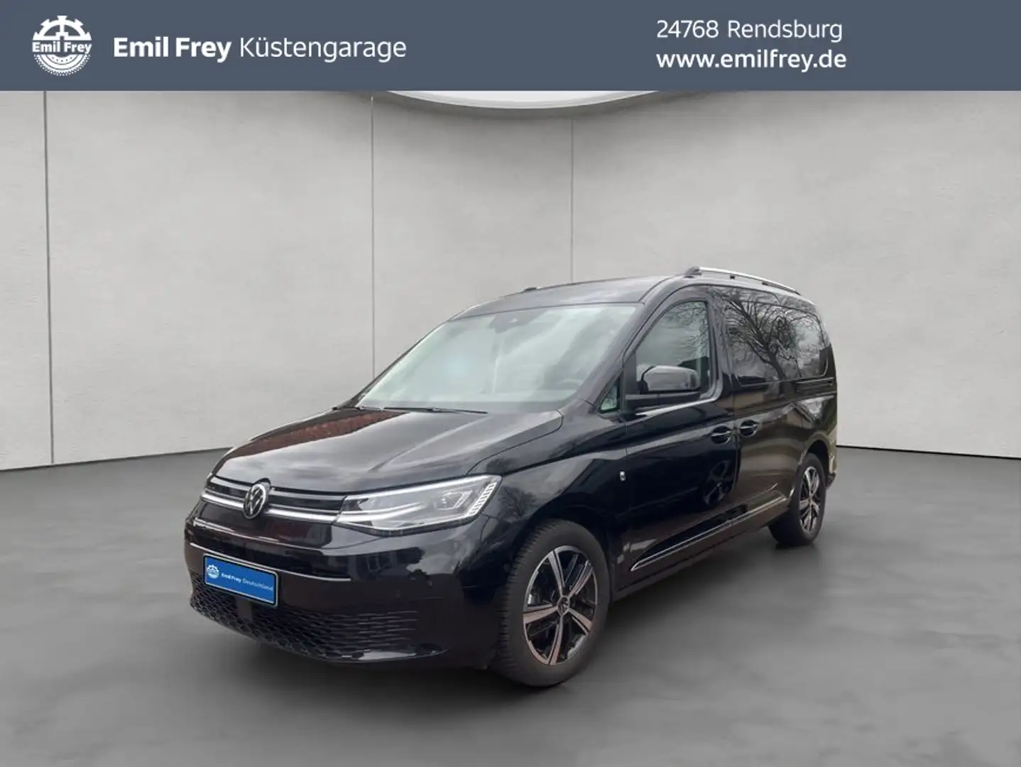 Volkswagen Caddy Style 2,0 TDI DSG AHK LED Navi Schwarz - 1