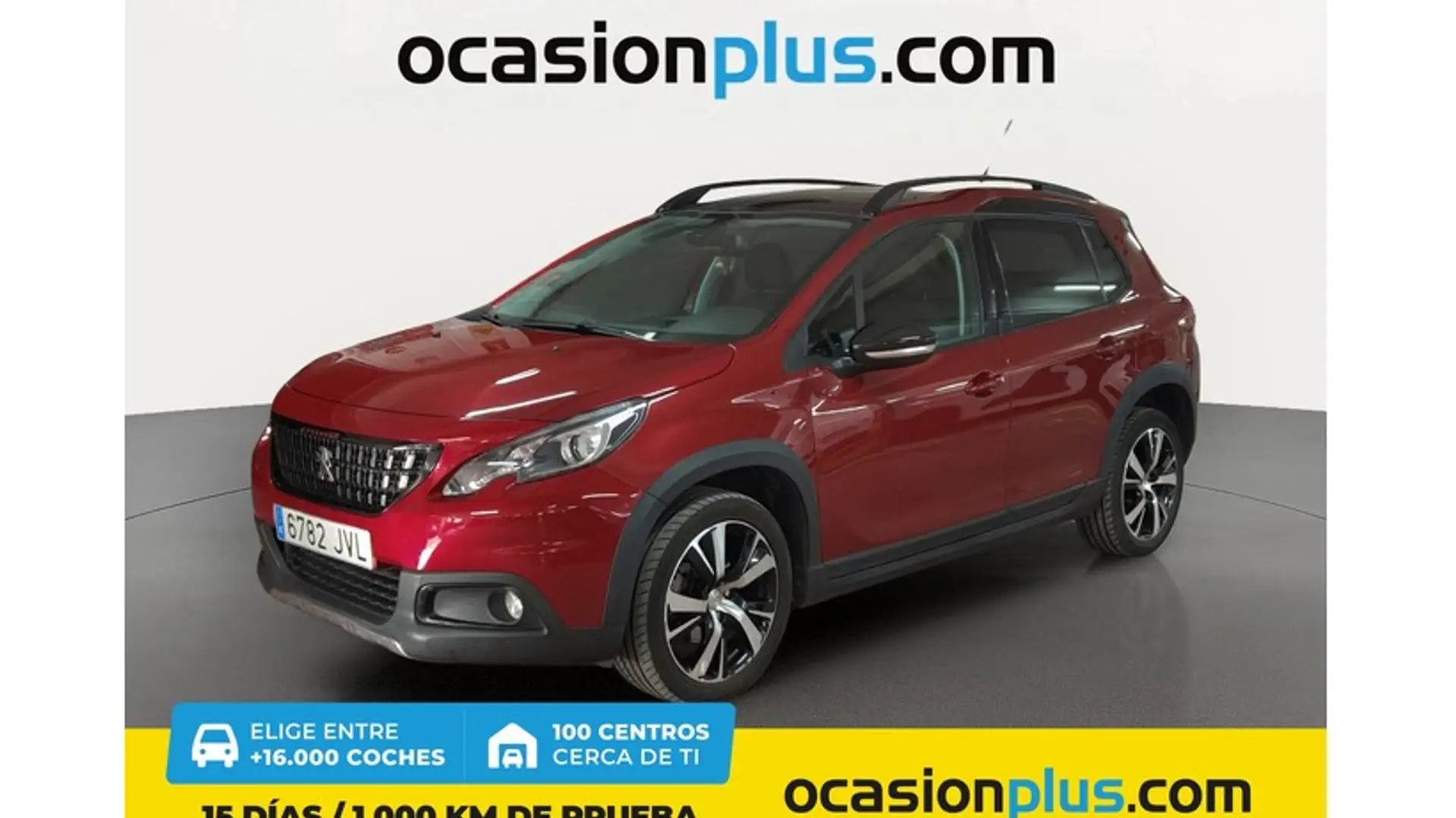 Peugeot 2008 1.2 PureTech S&S GT Line EAT6 110 Rood - 1