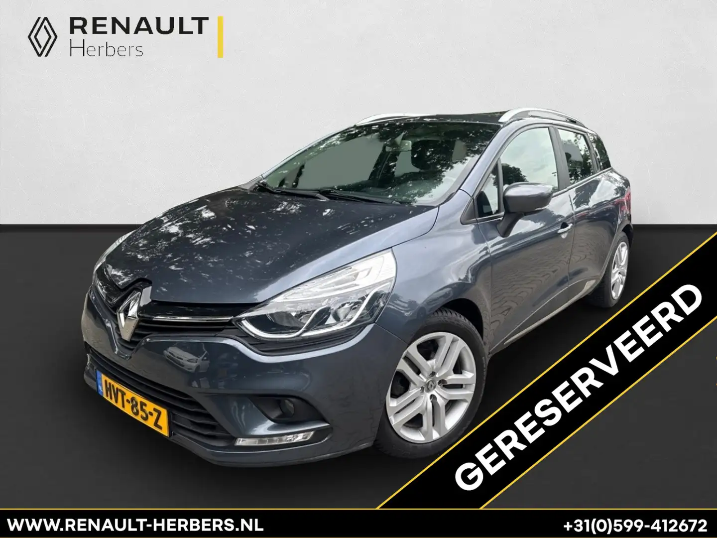 Renault Clio Estate 0.9 TCe Zen NAVI / STOELVERWARMING / Grijs - 1