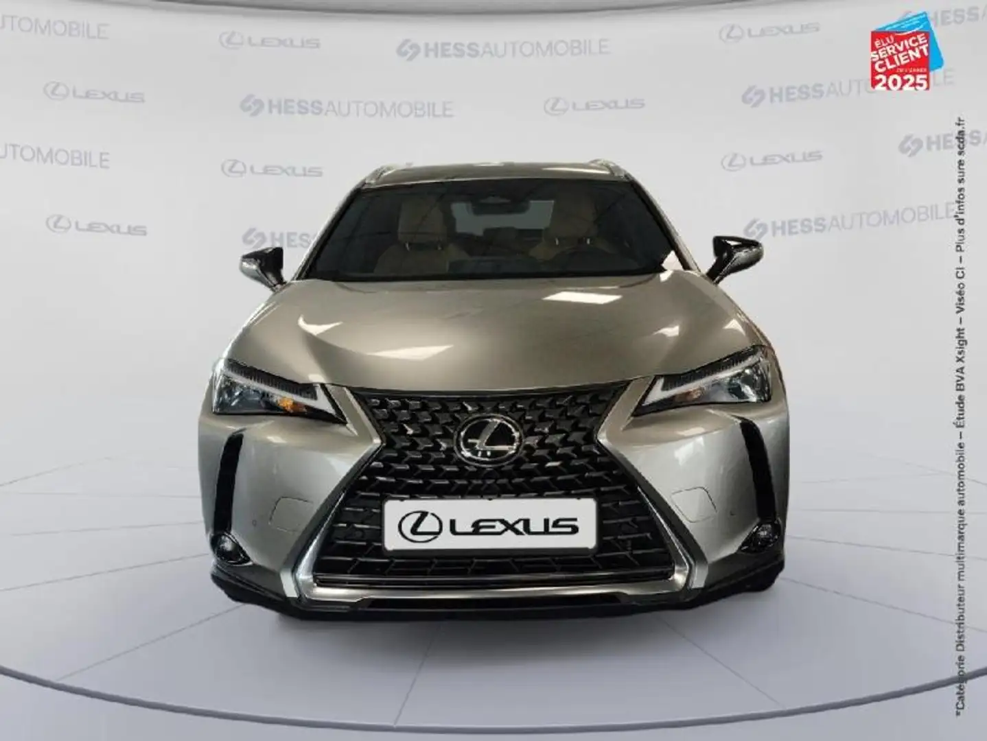 Lexus UX 300h 300h Luxe 2WD Tpano Sieges chauf/cuir Volant chauf GPS Camera Gris - 2