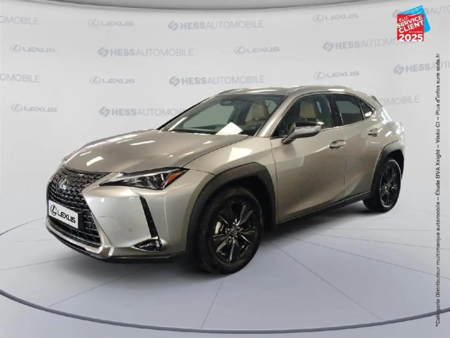 Lexus UX 300h 300h Luxe 2WD Tpano Sieges chauf/cuir Volant chauf GPS Camera Gris - 1