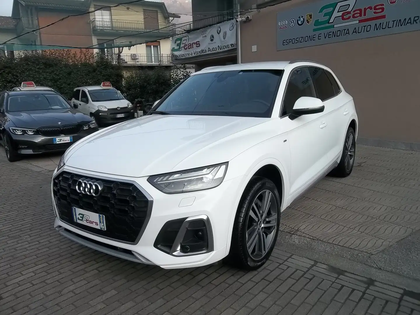 Audi Q5 S LINE 40 2.0 tdi mhev 12Vquattro s-tronic Blanc - 2