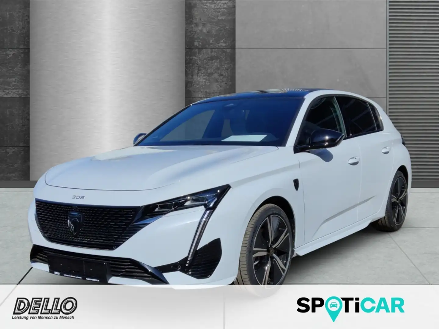 Peugeot 308 GT Hybrid 6-AT Surrounding-Plus Premium-Paket AHK- Weiß - 1