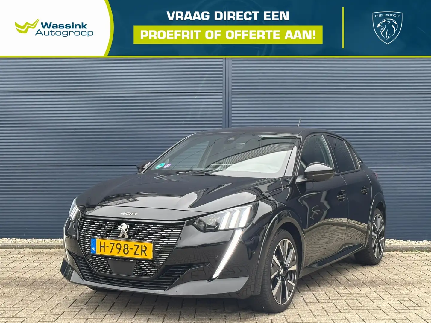 Peugeot 208 1.2 PureTech 100pk EAT8 | Achteruitrijcamera | Pan Noir - 1