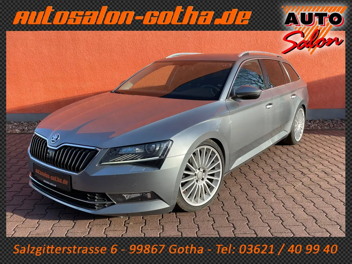 Skoda Superb Combi Style 4x4 H&R-Gewinde XENON+ACC CAM Gris - 1