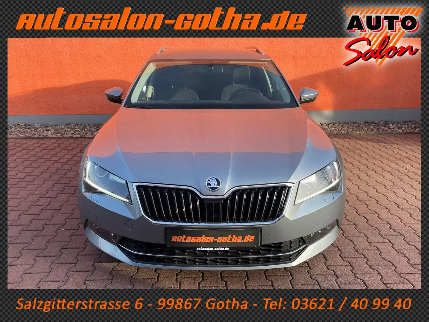 Skoda Superb Combi Style 4x4 H&R-Gewinde XENON+ACC CAM Gris - 2