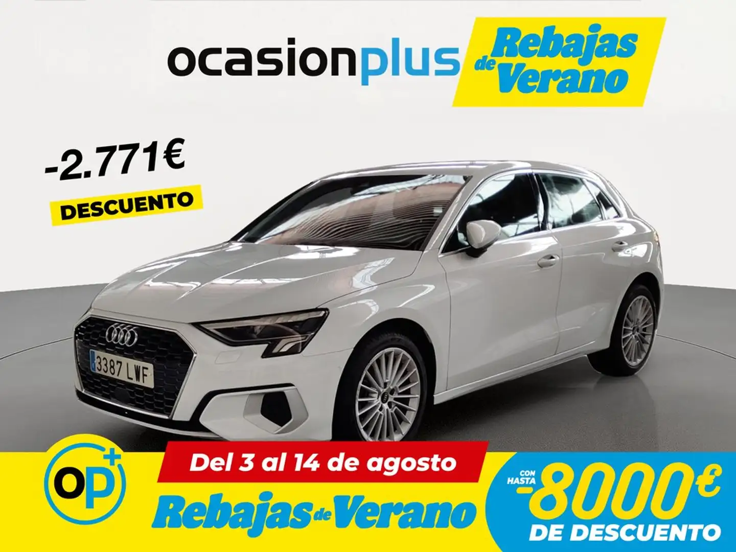Audi A3 Sportback 30TDI Advanced S tronic Blanco - 1