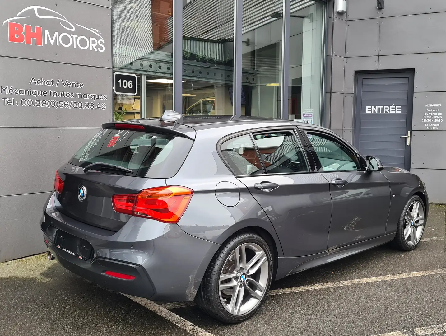 BMW 118 118i Automatique Pack M Gris - 2