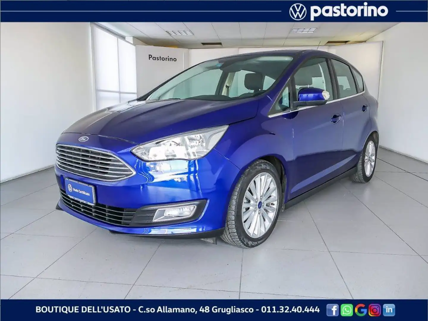 Ford C-Max 1.5 TDCI  TITANIUM 120CV Albastru - 1