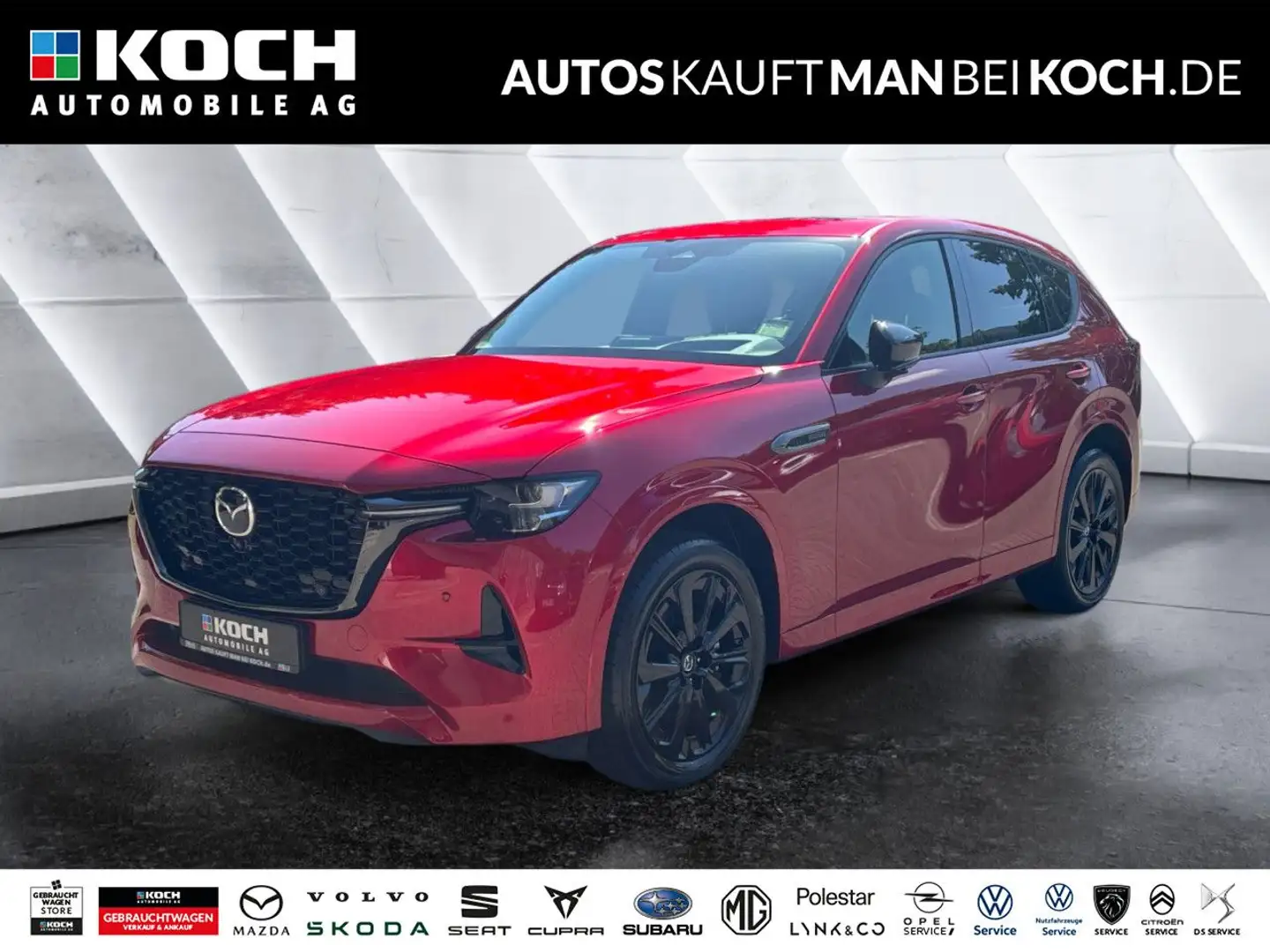 Mazda CX-60 e-SKYACTIV-D 254 M HYBRID AWD HOMURA BOSE Rot - 1